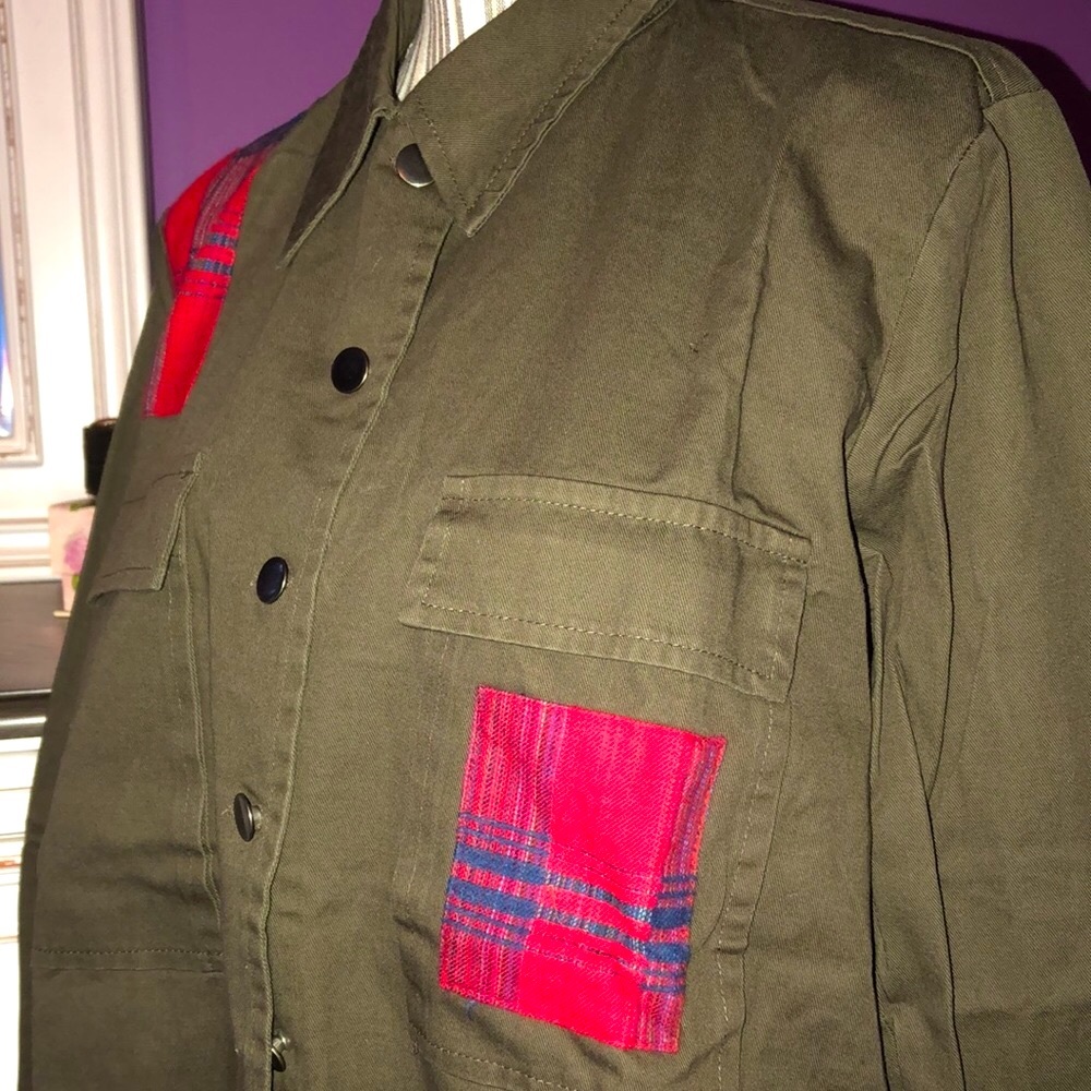 HP🥳★POL PATCH DETAIL UTILITY JACKET★ - Picture 5 of 14